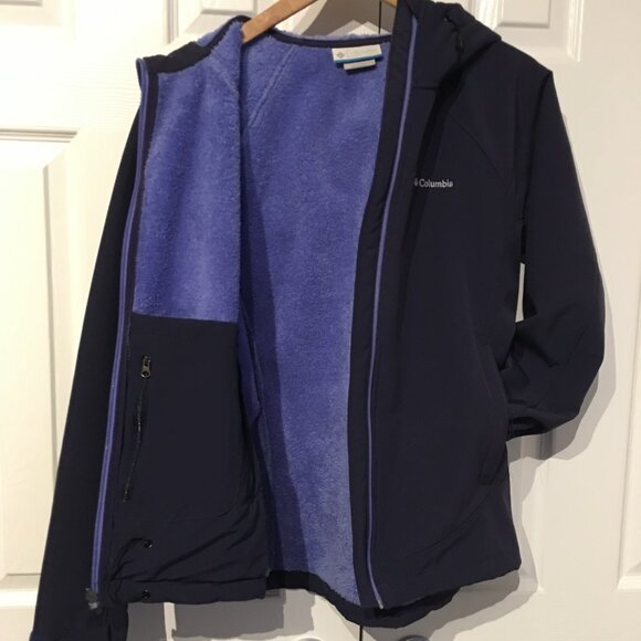 Columbia Women's Hooded Cozy Fleece Lined Softshell - Picture 3 of 7